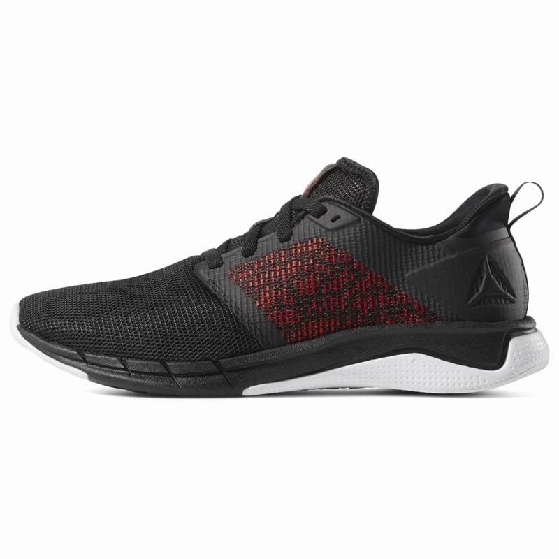 Adidasi Alergare Reebok Print Run 3.0 Barbati Negrii/Albi/Rosii Romania ND6663VY
